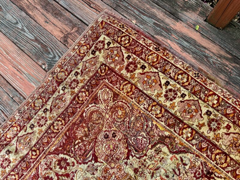 1800's Persian YAZD (LAVAR) rug - RR5078 - Image 11