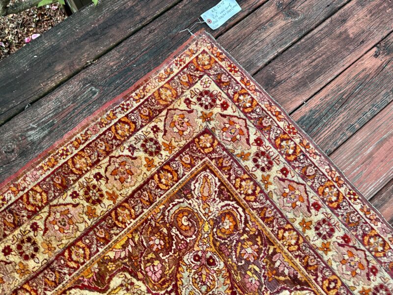 1800's Persian YAZD (LAVAR) rug - RR5078 - Image 13