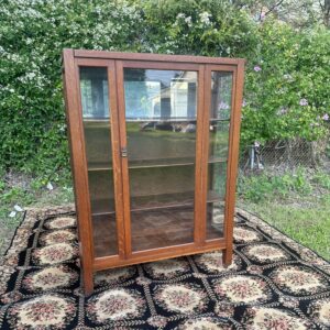Two Door Antique Stickley Brothers China Cabinet 1910 W8405