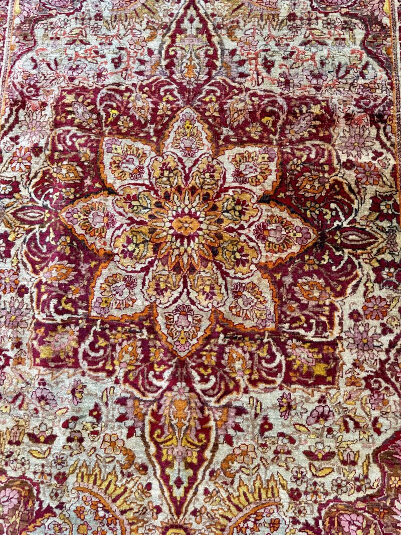 1800's Persian YAZD (LAVAR) rug - RR5078 - Image 16