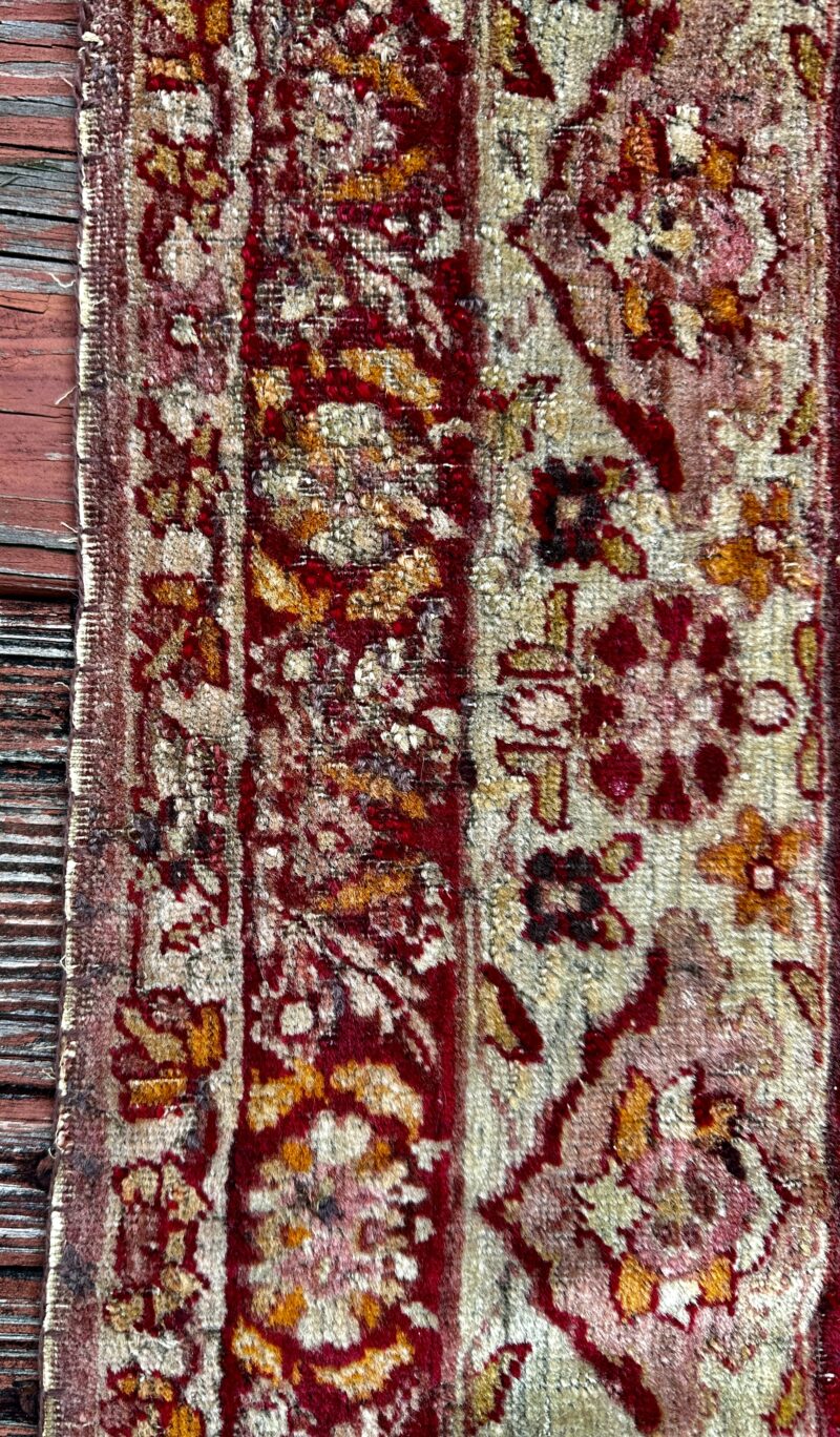 1800's Persian YAZD (LAVAR) rug - RR5078 - Image 3