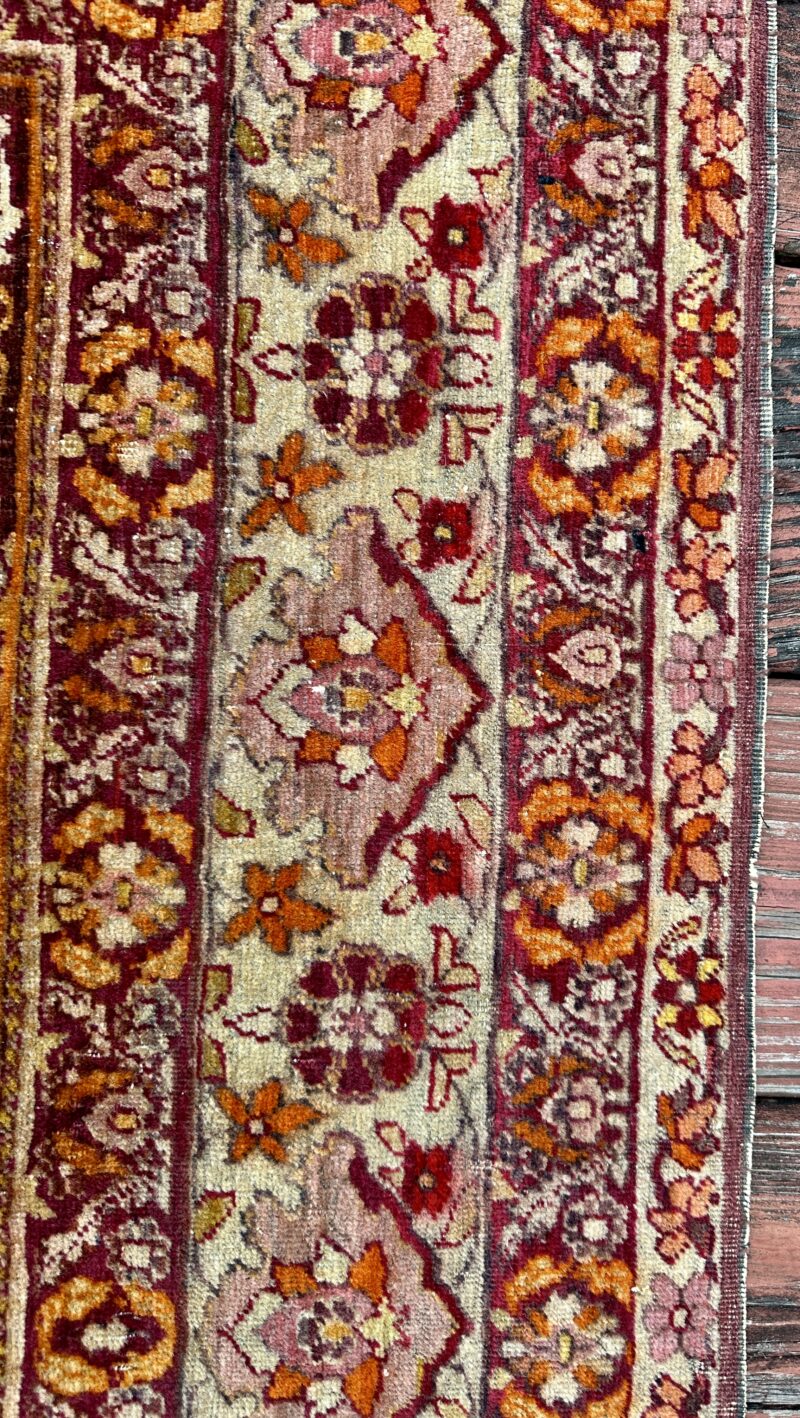 1800's Persian YAZD (LAVAR) rug - RR5078 - Image 4