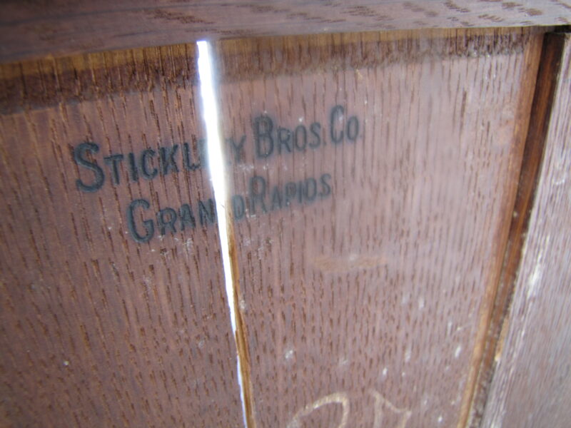 Early Stickley Brothers China Cabinet w2725 - Image 2
