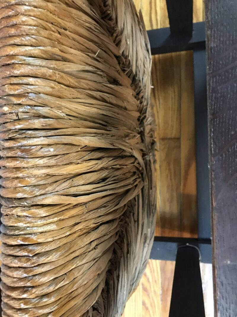 SUPERB Rare Circa 1901 GUSTAV STICKLEY Thurdan Arm Chair with Original Rush Seat  WXXXX                                                                 SOLD - Image 15