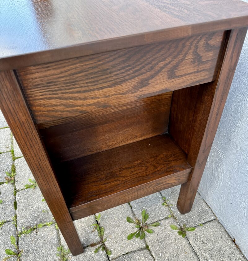 Antique JM YOUNG desk with a shelf on each side - W5000 - Image 13