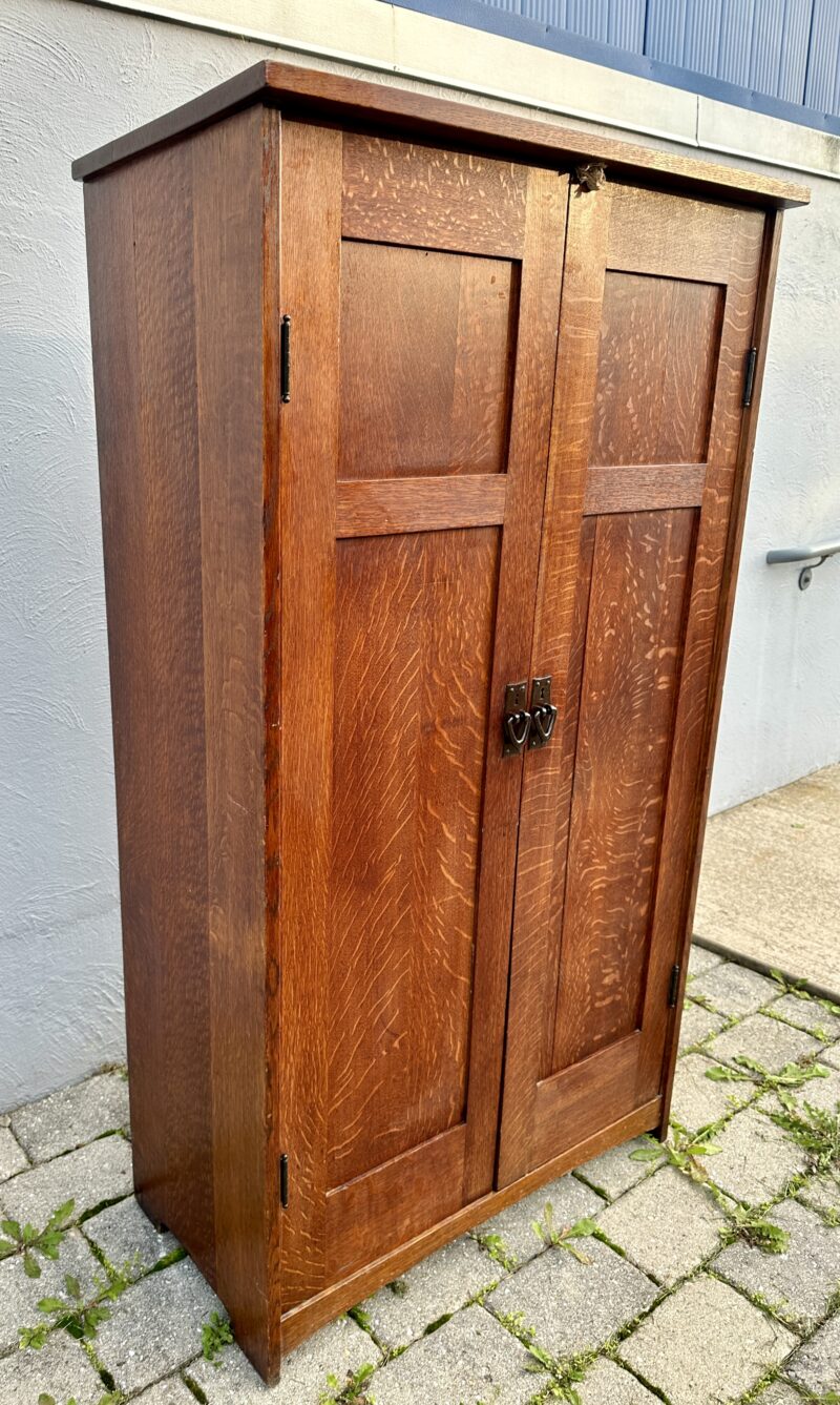 Antique Gustav Stickley wardrobe - w8056 - SOLD!! - Image 20
