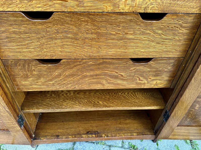 Antique Gustav Stickley wardrobe - w8056 - SOLD!! - Image 6
