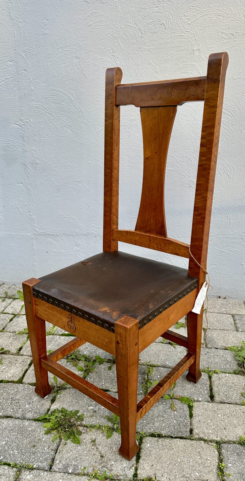 ROYCROFT curly maple side chair - w8074 - Image 8