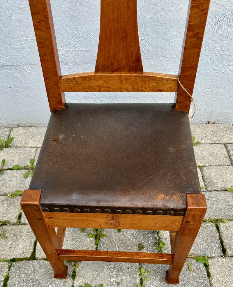 ROYCROFT curly maple side chair - w8074 - Image 7