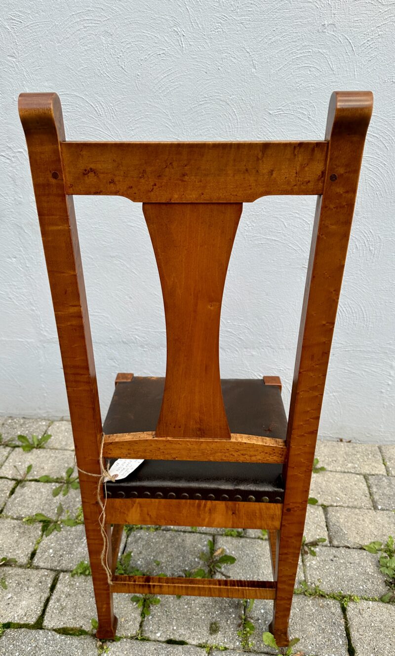 ROYCROFT curly maple side chair - w8074 - Image 4