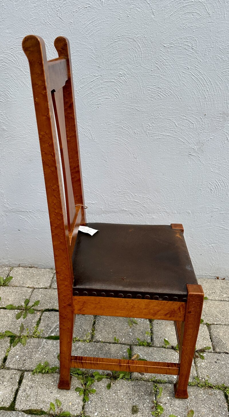 ROYCROFT curly maple side chair - w8074 - Image 2
