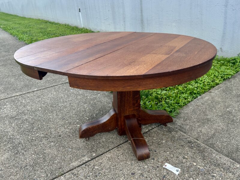 Antique Hastings, Michigan Dining Table in Early Gustav Stickley Design c. 1900 - W2378 - Image 3