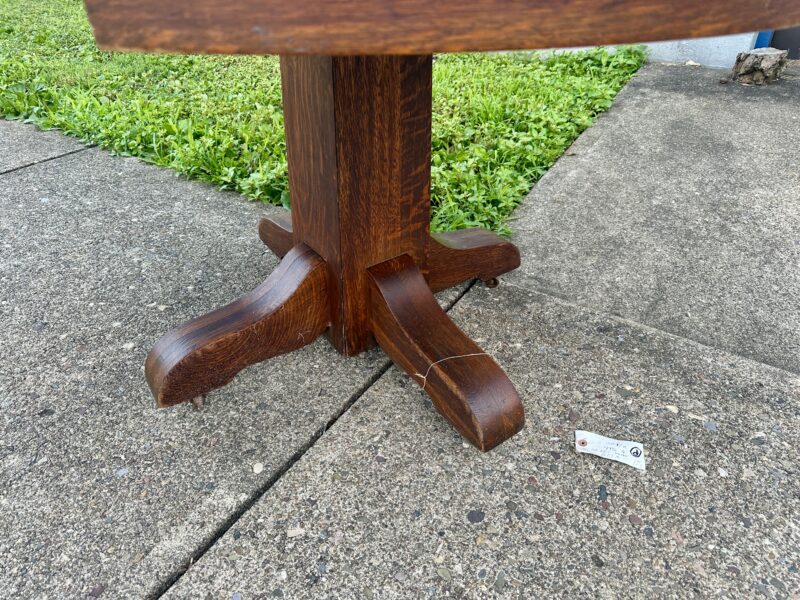 Antique Hastings, Michigan Dining Table in Early Gustav Stickley Design c. 1900 - W2378 - Image 4