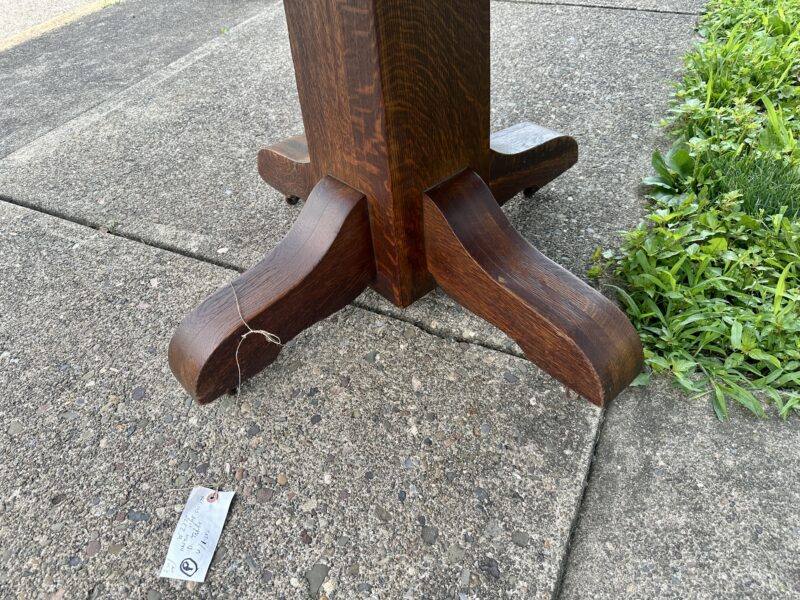 Antique Hastings, Michigan Dining Table in Early Gustav Stickley Design c. 1900 - W2378 - Image 8