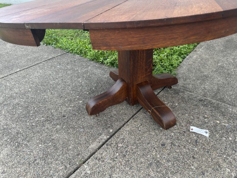 Antique Hastings, Michigan Dining Table in Early Gustav Stickley Design c. 1900 - W2378 - Image 5