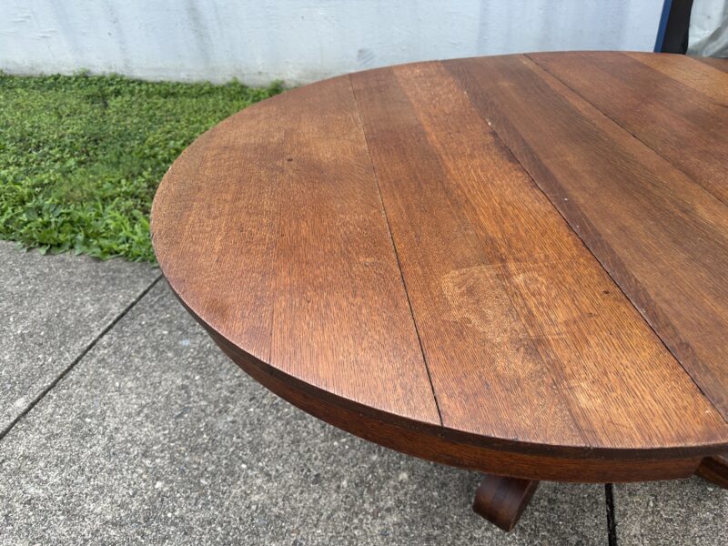 Antique Hastings, Michigan Dining Table in Early Gustav Stickley Design c. 1900 - W2378 - Image 12