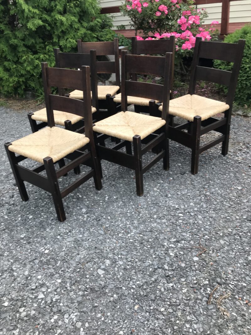 Superb set of 6 circa 1901 THORDAN chairs - SOLD