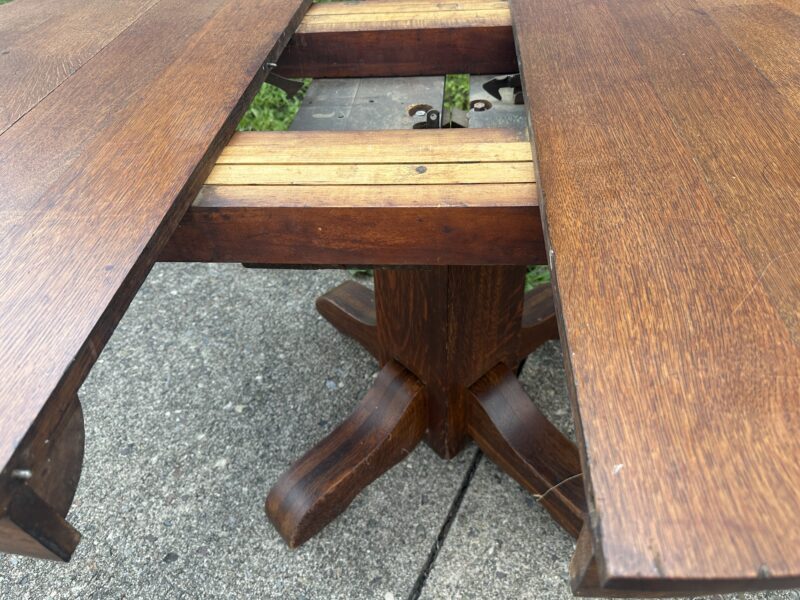Antique Hastings, Michigan Dining Table in Early Gustav Stickley Design c. 1900 - W2378 - Image 9
