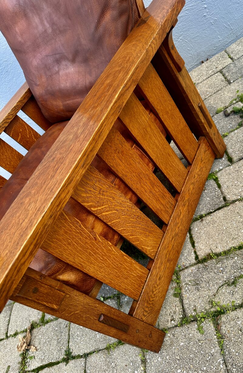 GUSTAV STICKLEY Morris chair - w7559 - Image 20