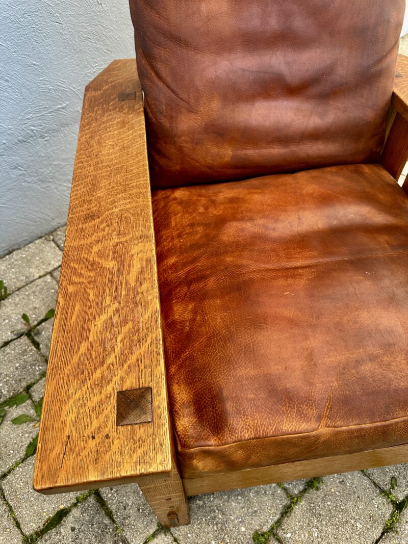 GUSTAV STICKLEY Morris chair - w7559 - Image 21