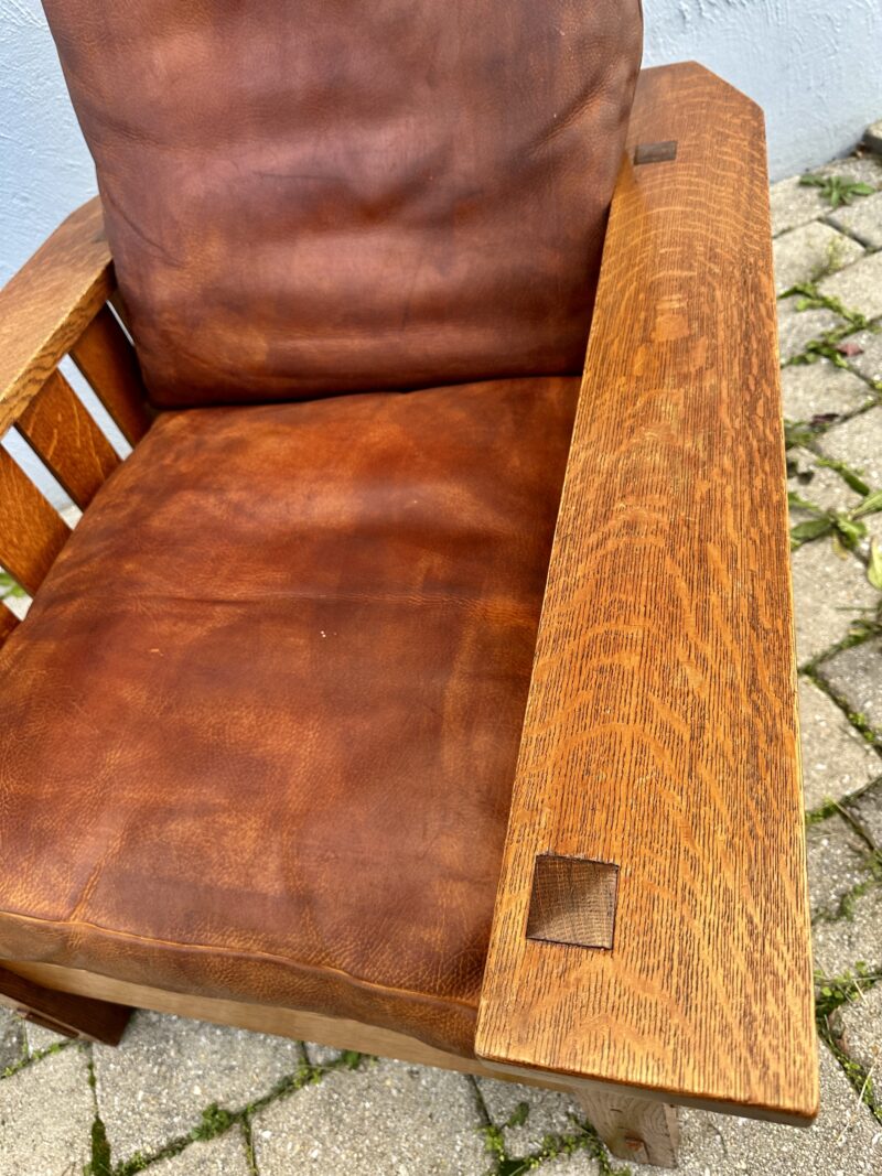 GUSTAV STICKLEY Morris chair - w7559 - Image 22
