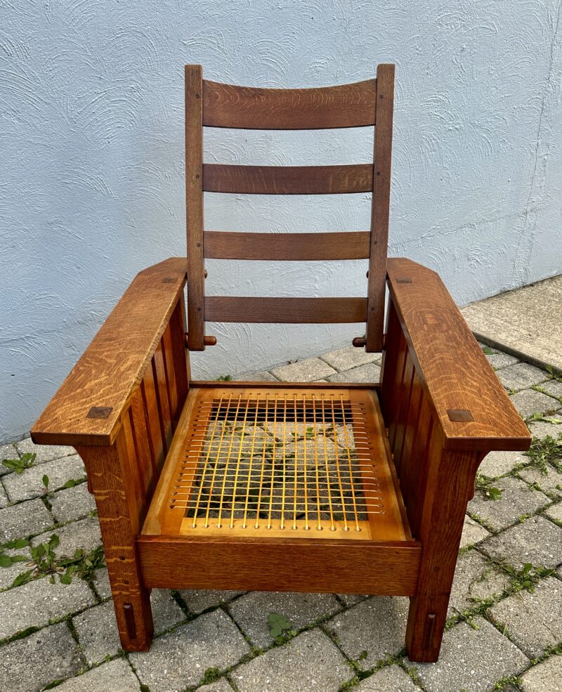 GUSTAV STICKLEY Morris chair - w7559 - Image 24