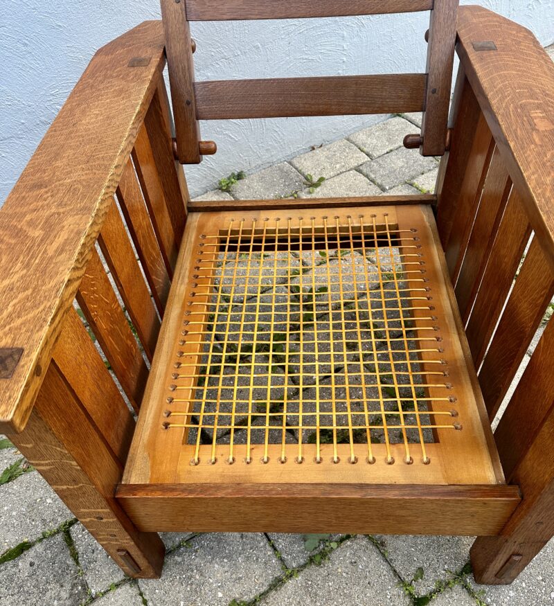 GUSTAV STICKLEY Morris chair - w7559 - Image 25
