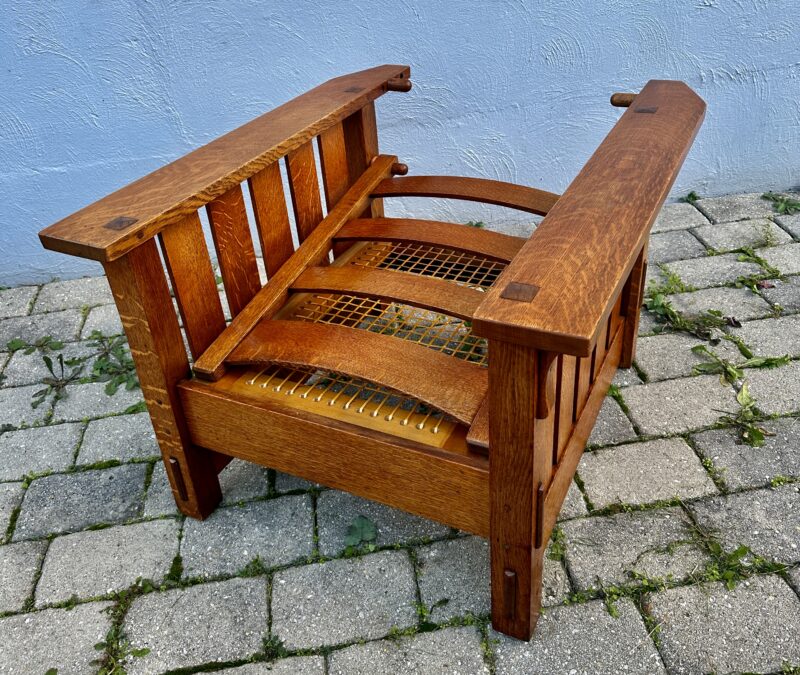 GUSTAV STICKLEY Morris chair - w7559 - Image 6