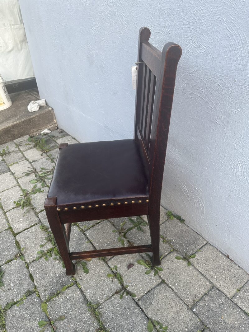 ROYCROFT oak side chair - w7738 - Image 4