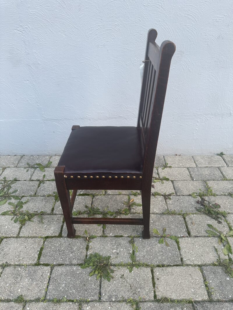 ROYCROFT oak side chair - w7738 - Image 5