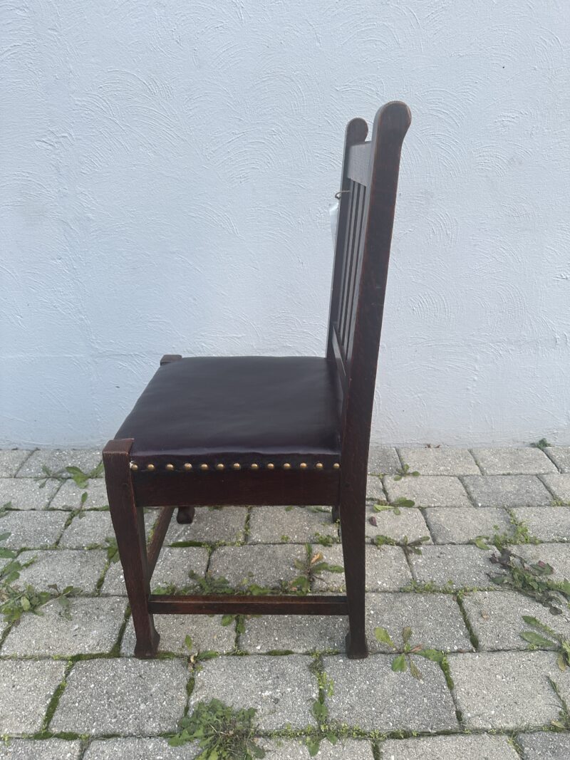 ROYCROFT oak side chair - w7738 - Image 6