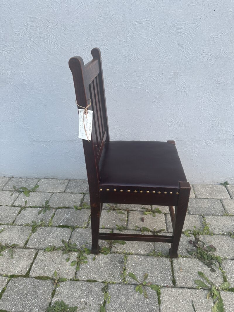 ROYCROFT oak side chair - w7738 - Image 9