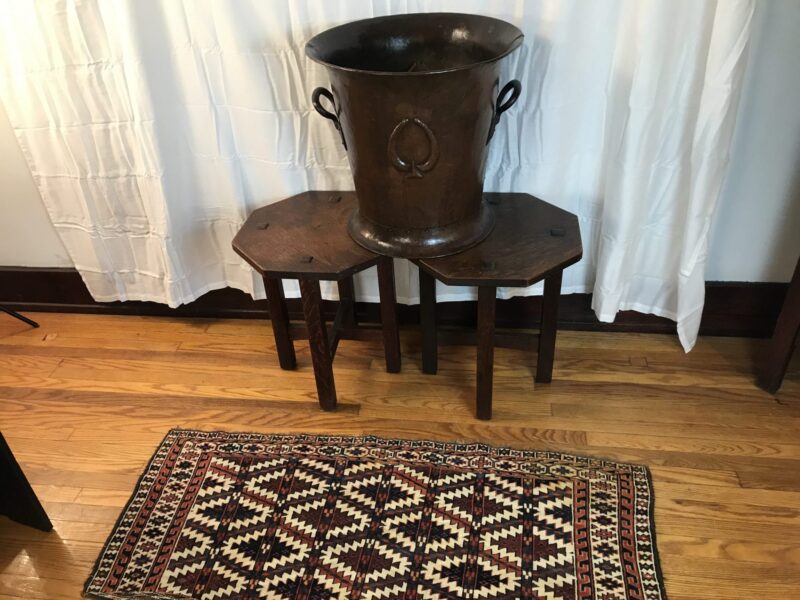 Antique  GUSTAV STICKLEY  Rare Large Hammered Copper  JARDINIERE  WXXX   SOLD - Image 7