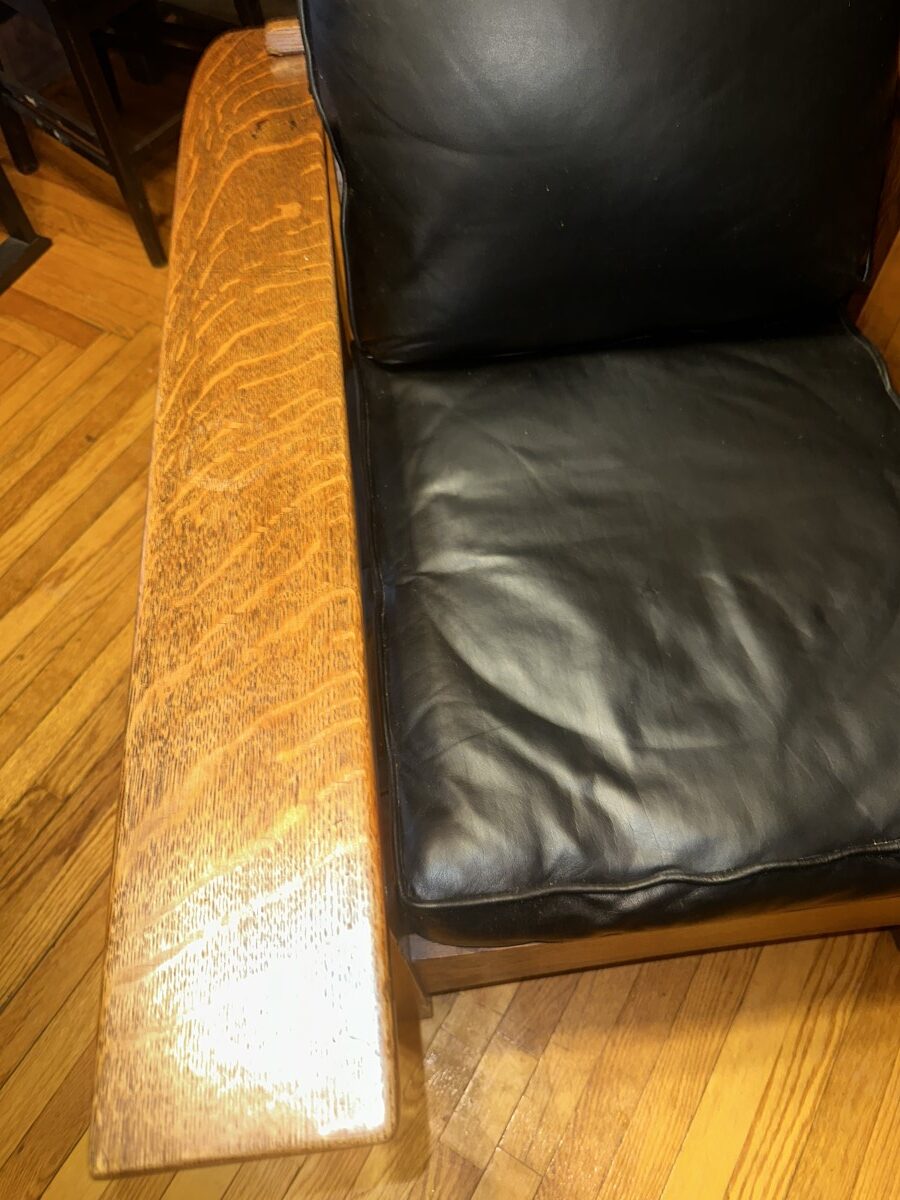 SUPERB Antique Charles Limbert Morris Chair W7190 - Image 7