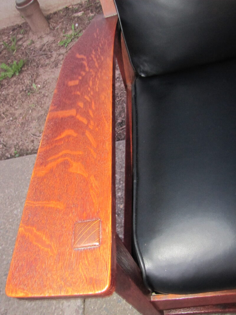 Large L&JG STICKLEY arm chair - w5119 - SOLD - Image 3