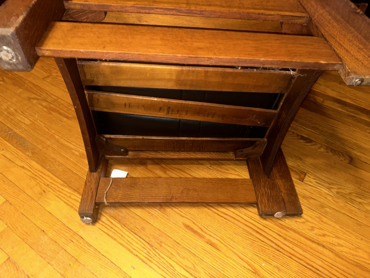 SUPERB Antique Charles Limbert Morris Chair W7190 - Image 14