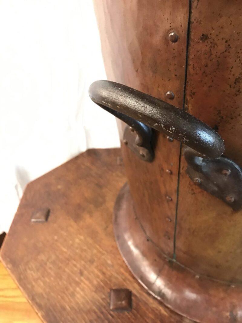 Antique  GUSTAV STICKLEY  Rare Large Hammered Copper  JARDINIERE  WXXX   SOLD - Image 15