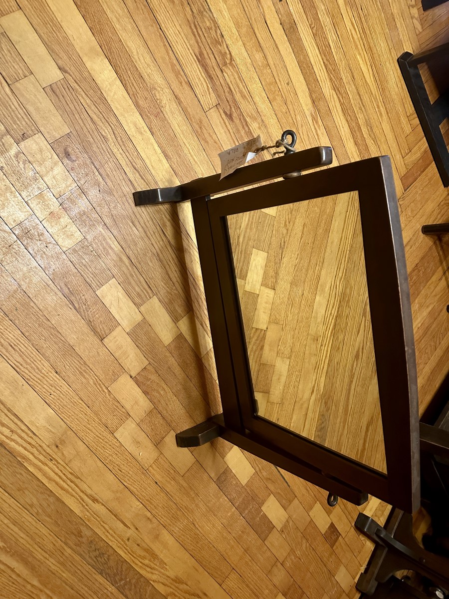 Antique Gustav Stickley Table Mirror Model #908 W7809 - Image 2