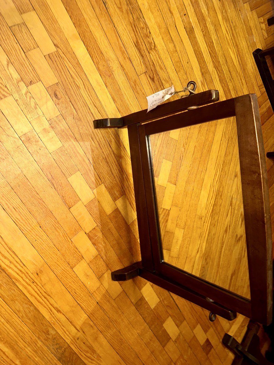 Antique Gustav Stickley Table Mirror Model #908 W7809 - Image 3
