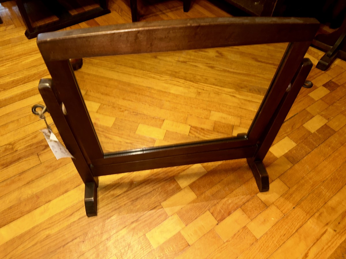Antique Gustav Stickley Table Mirror Model #908 W7809