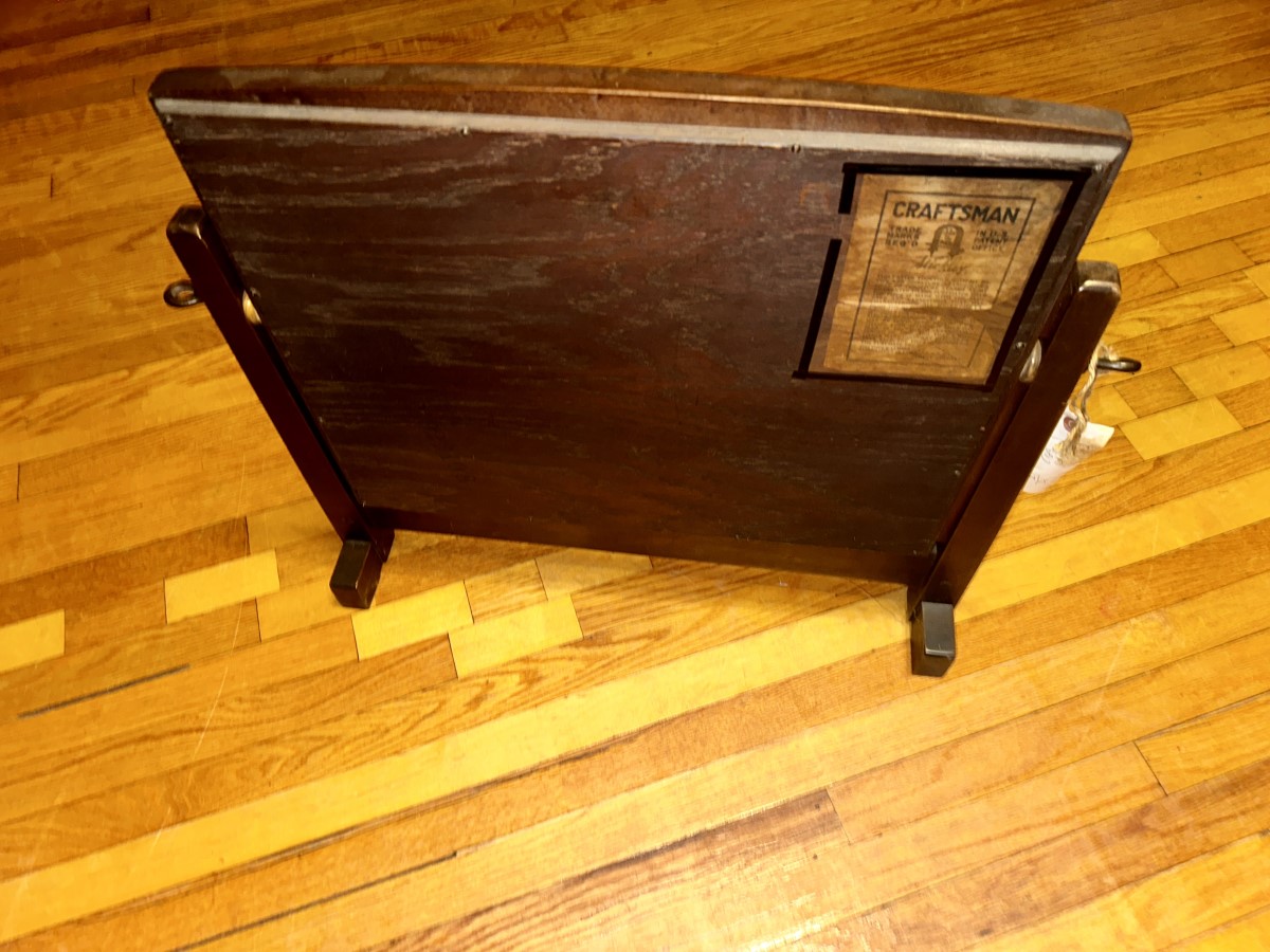Antique Gustav Stickley Table Mirror Model #908 W7809 - Image 8