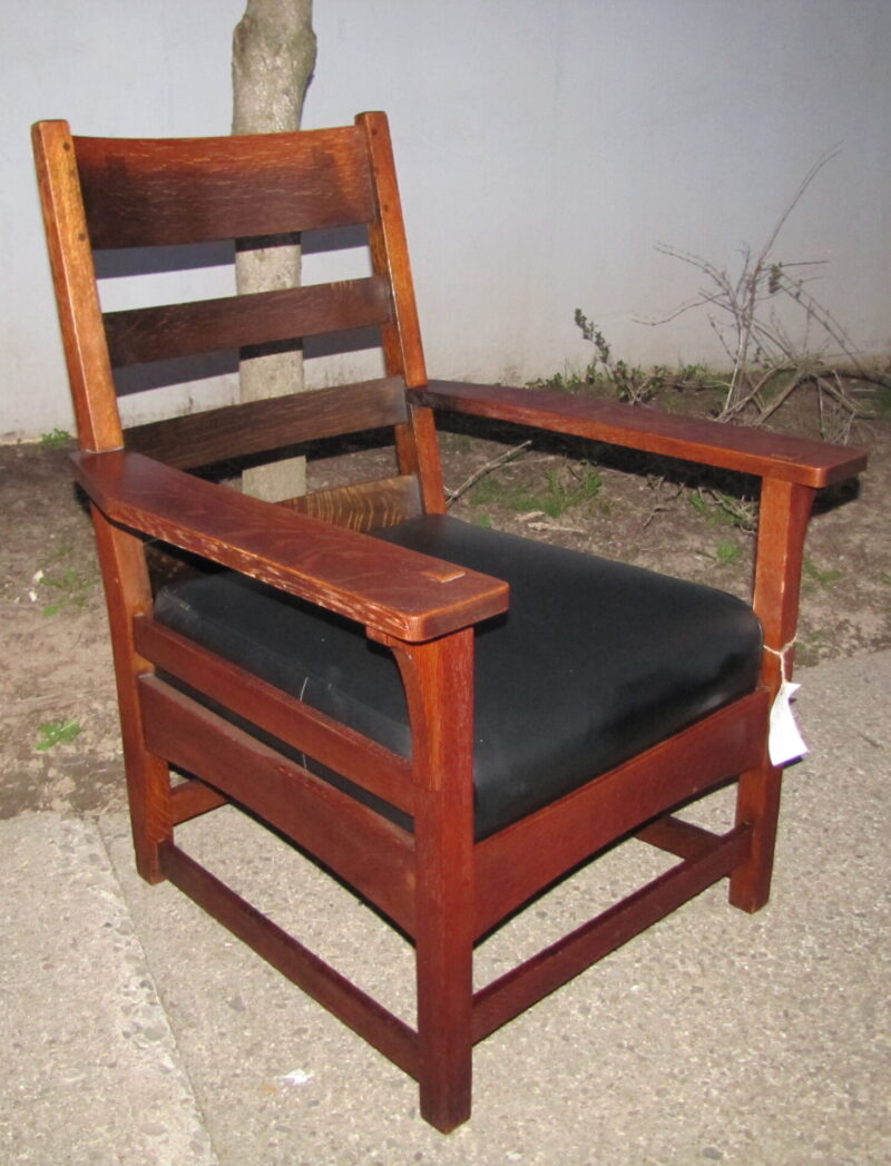 Large L&JG STICKLEY arm chair - w5119 - SOLD