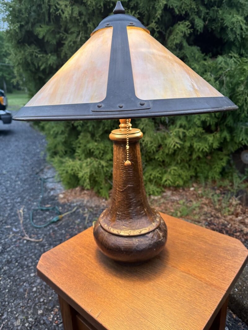 Vintage Arts& Crafts Table LAMP   W7787 - Image 4