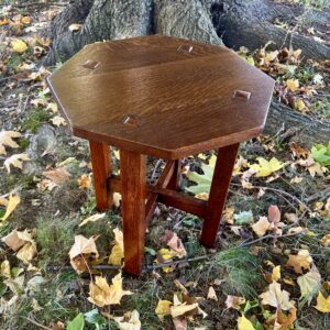 Antique Good L&J.G. Stickley Small Table Tabouret W8116