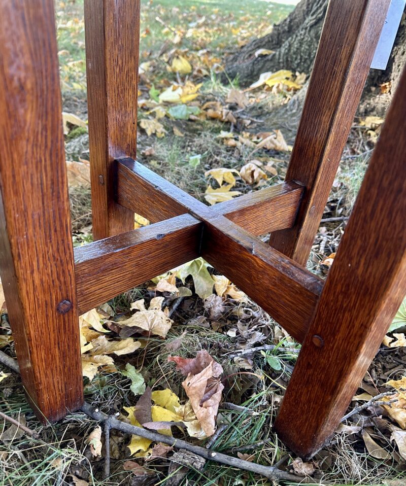 Antique Good L&J.G. Stickley Small Table Tabouret W8116 - Image 3