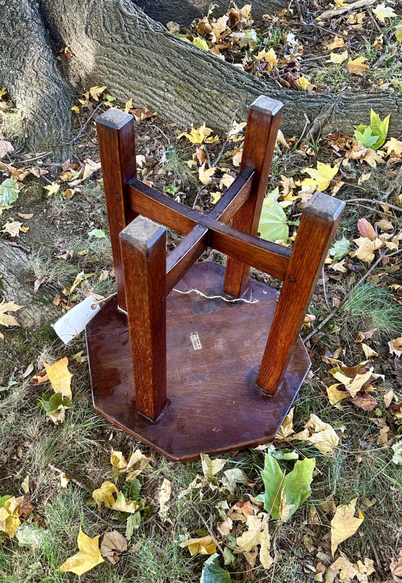 Antique Good L&J.G. Stickley Small Table Tabouret W8116 - Image 8