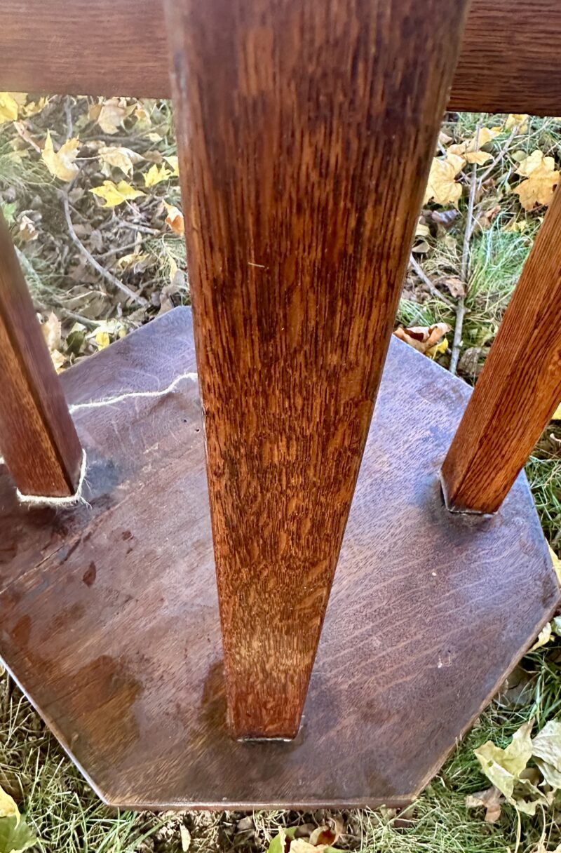 Antique Good L&J.G. Stickley Small Table Tabouret W8116 - Image 9