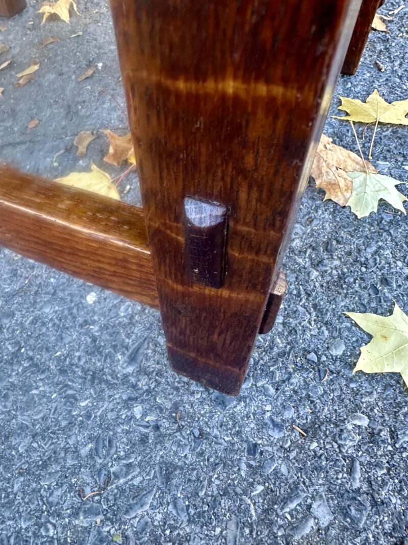 Superb Gustav Stickley Model #300 Foot Stool W8111 - Image 8