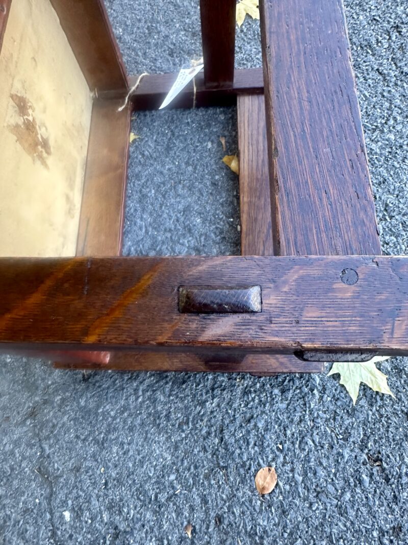 Superb Gustav Stickley Model #300 Foot Stool W8111 - Image 16