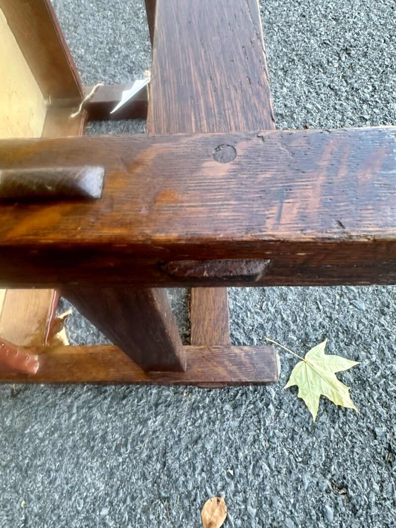 Superb Gustav Stickley Model #300 Foot Stool W8111 - Image 17